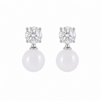 Drop Earstud Silver