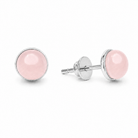Stone Stud Silver